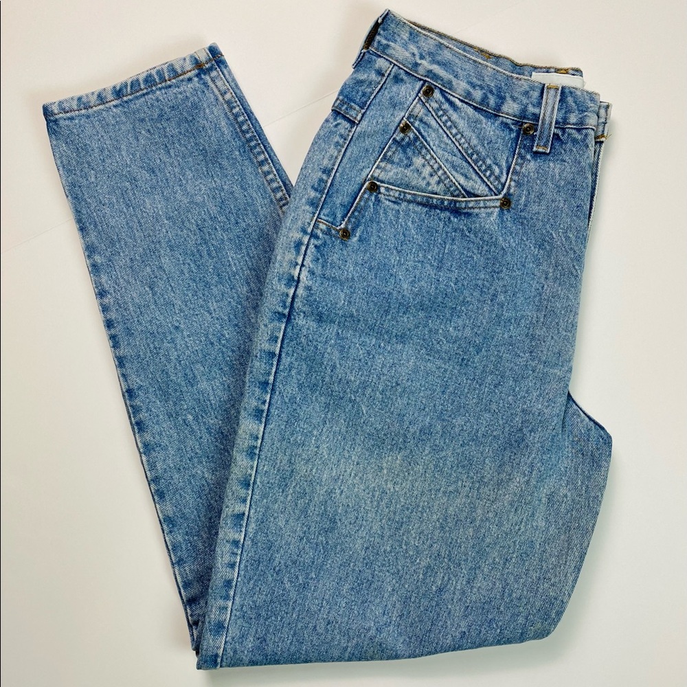 Vtg Christopher & Banks 90s High Waist Stone Blue Levi’s Mom Style, Size 28 / 6
